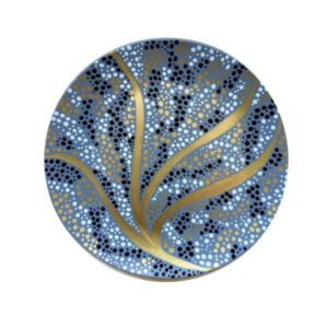 Decoratief Aardewerk Bord Handgeschilderd Mandala Boom
