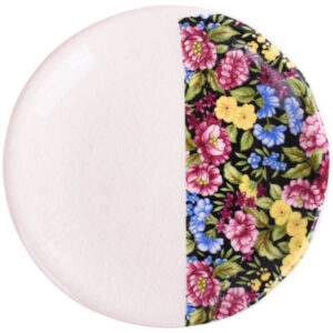 Handgeschilderd Decoratief Aardewerk Bord – Nachttuin Bloemen