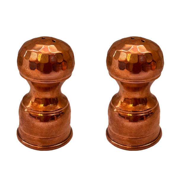 Koperen Zout- & Pepermolens – Model Chess (Set van 2)