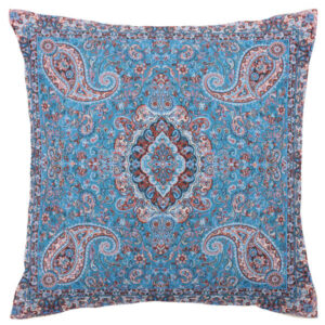 Perzische Termeh Kussenhoes – Salar Blauw Paisley
