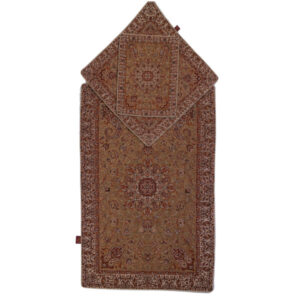 Perzisch Termeh Gebedskleed – Luxe Bruin Paisley Sajada