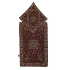 Perzisch Termeh Gebedskleed – Luxe Rood Paisley Sajada