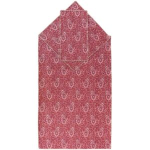 Perzisch Termeh Gebedskleed – Luxe Rood Paisley Design