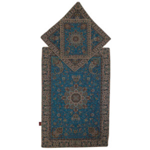 Luxe Perzisch Termeh Gebedskleed – Blauw – Paisley Sajada