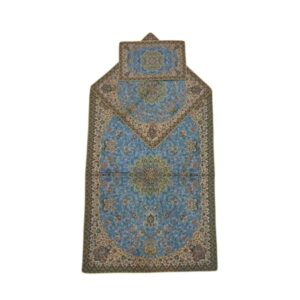 Luxe Perzisch Termeh Gebedskleed – Blauw Paisley – Sajada