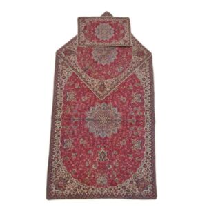 Perzisch Termeh Gebedskleed – Luxe Rood Klassiek Sajada