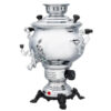 Perzische Elektrische Samovar - Zilverkleurig Messing - 4,5 Liter