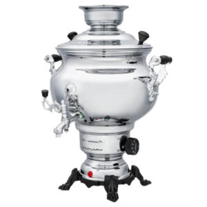 Perzische Elektrische Samovar – Traditioneel Messing Ontwerp (8 Liter)