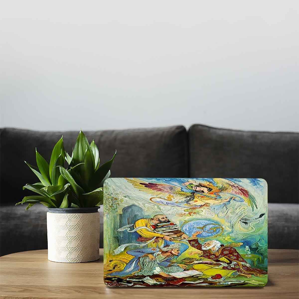 15.6 Inch Laptopsticker met Miniatuurkunstschilderij
