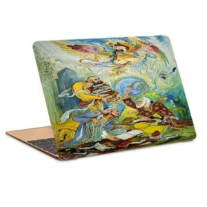 15.6 Inch Laptopsticker met Miniatuurkunstschilderij