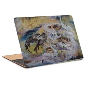 15.6 Inch Laptopsticker met Miniatuurschilderij