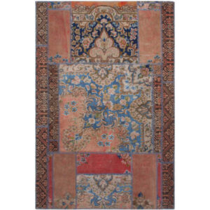 Vintage Patchwork Tapijt Bina – Rechthoekig Wol