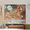 Perzisch Canvas Kunst – Gol (Bloem)