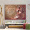 Perzisch Canvas Kunst – Koning & Koningin