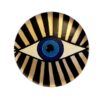 Handgeschilderd Decoratief Aardewerk Bord – Boze Oog Model III