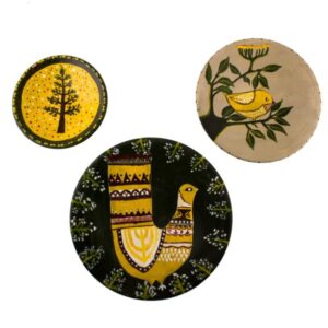 Handgeschilderd Decoratief Aardewerk Bord – Amen