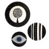 Handgeschilderd Decoratief Aardewerk Bord – Boom