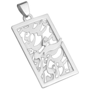 Zilveren Ketting Eshgh – Sterling Zilver Kalligrafie Design
