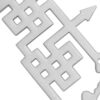 Zilveren Ketting Eshgh – Minimalistische Kalligrafie Hanger