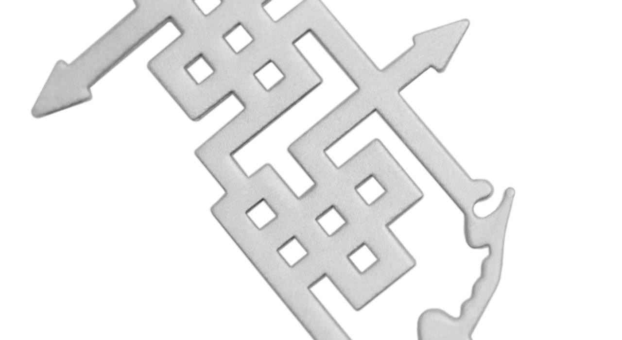 Zilveren Ketting Eshgh – Minimalistische Kalligrafie Hanger