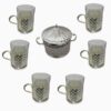 Perzische Metaal Thee & Koffie Set – Vintage Stijl