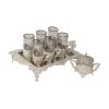 Perzische Metaal Thee & Koffie Set – Vintage Stijl Selvin