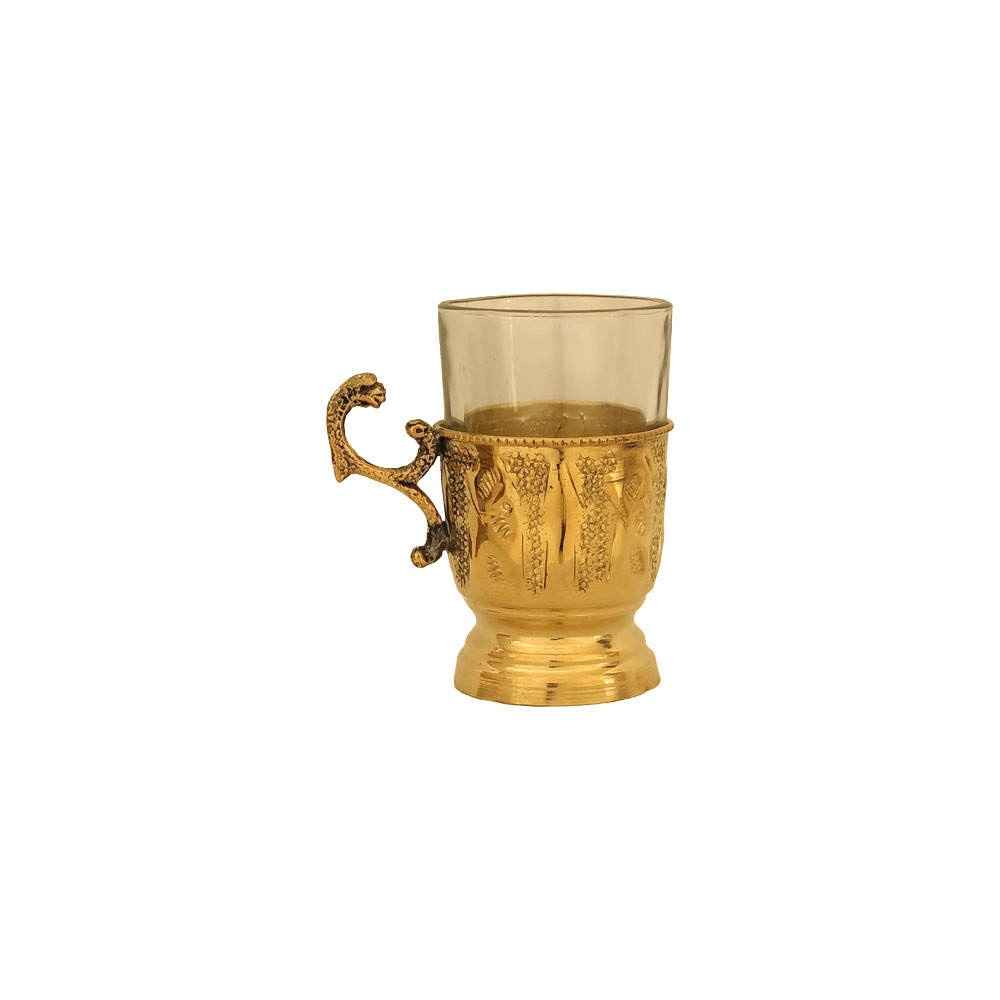 Perzische Metaal Thee & Koffie Set – Vintage Stijl Gouden