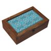 Aren Design Houten Theedoos met Decoratieve Opbergruimte