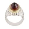 Perzische Sulemani Hakik Ring — Heren — Sterling Zilver — Model Yas