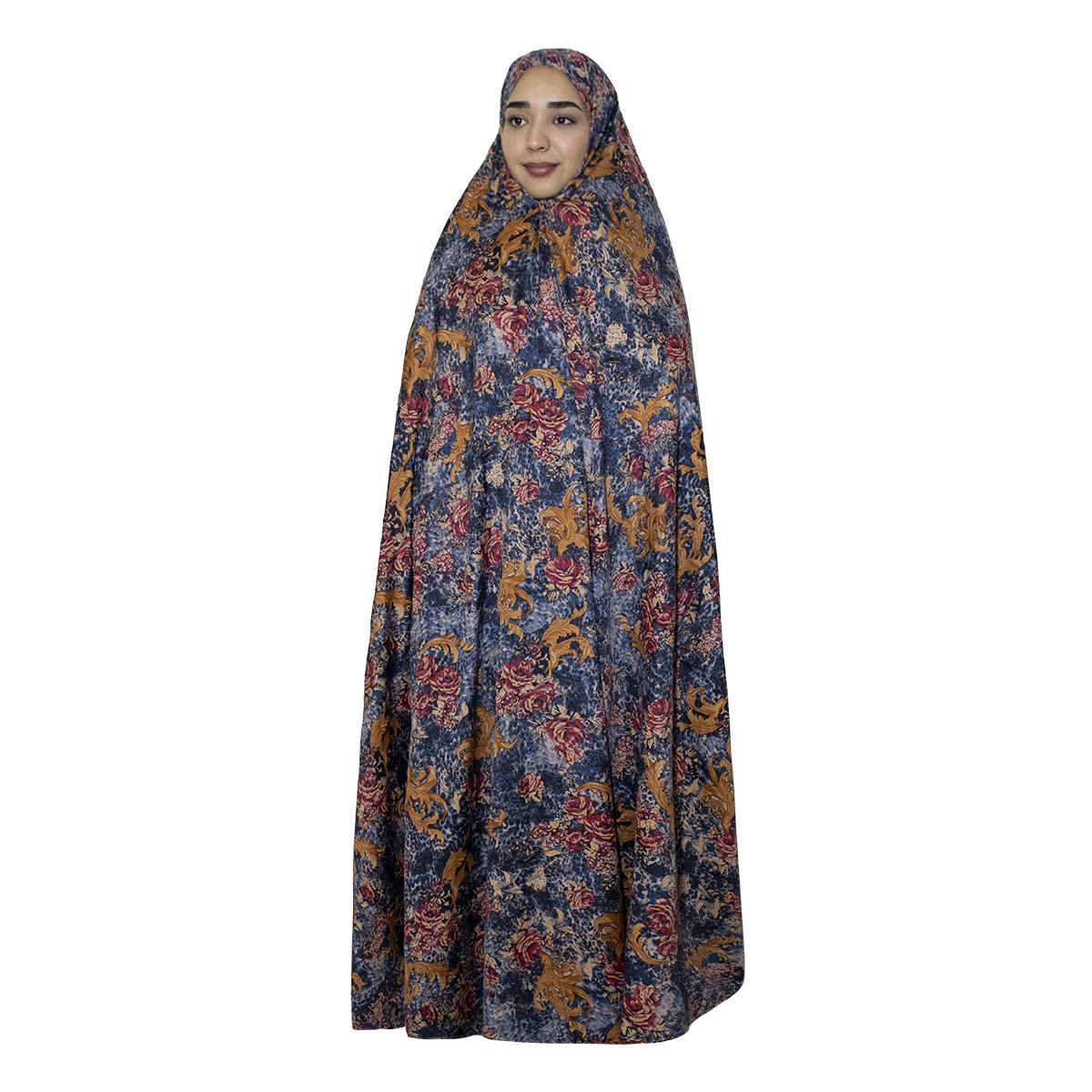 Gebedskleding met tuin-bloemenpatroon – Chador in Iraanse stijl