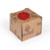 Perzisch Houten Kubus Theelichthouder Blauwe Cirkel (2X)