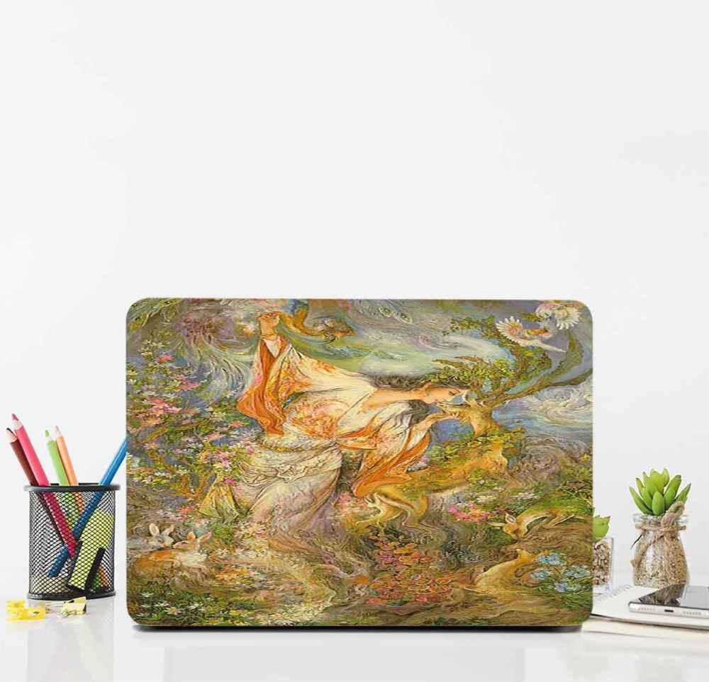 15,6 Inch Laptopsticker met Farshchian Miniatuur