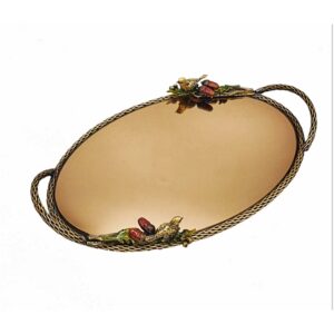 Perzisch Messing Serveer Dienblad Model Sparrow