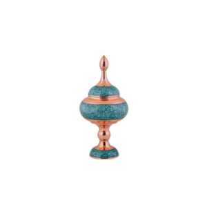 Handgemaakte Perzische Suikerpot met Turquoise Inleg Kiara