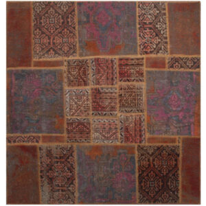 Vintage Perzisch Handgeknoopt Patchwork Tapijt Lida
