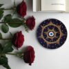 Handgeschilderd Decoratief Aardewerk Bord – Boze Oog