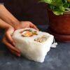 Perzische zoutlamp – handgemaakt met Hafez-kalligrafie (Jahan)