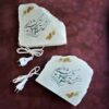 Perzische zoutlamp – handgemaakt met Roemi-kalligrafie (Tandis)