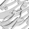 Zilveren Ketting Eshgh – Minimalistische Perzische Kalligrafie