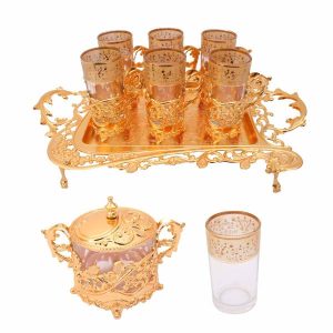 Perzische Thee Set met Dienblad Model Bonza