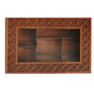 Zon Motief Houten Thee Organizer