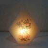 Islamitische Diamant Zoutlamp Handgemaakt met Wa In Yakad Vers