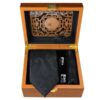 Luxueuze Heren Accessoires Set – Zwart Paisley II