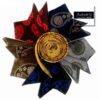 Luxueuze Heren Accessoires Set – Goud Bloemenpatroon