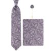 Luxueuze Heren Accessoires Set – Model Hooman Purper Paisley