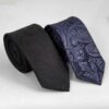 Luxueuze Heren Accessoires Set – Model Khademi Bloemen Zwart