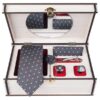 Luxueuze Heren Accessoires Set – Model Sarvi Grijs