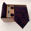 Luxueuze Heren Accessoires Set – Model Special Navy Paisley