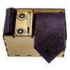Luxueuze Heren Accessoires Set – Purper Elegantie