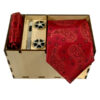 Luxueuze Heren Accessoires Set – Rood Paisley